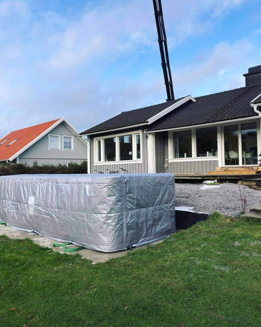 Разгрузка плавательного спа-бассейна Vortex Spas Aquagym MAX PRO