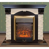 Каминокомплект Real Flame Dublin Lux (темный орех)+Majestic Lux BR S