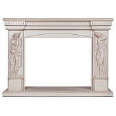 Портал для электрокамина Diva 33 WT Белый дуб с золотой патиной