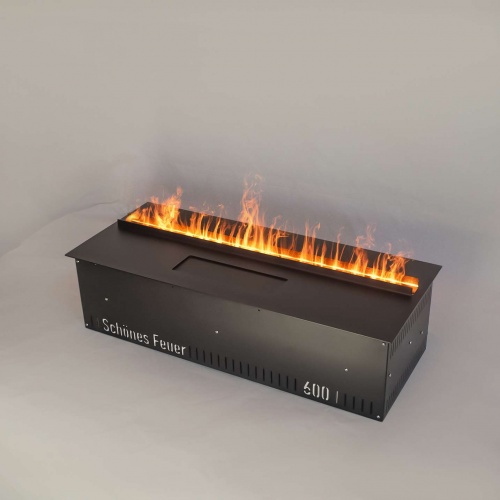 Электроочаг Schönes Feuer 3D FireLine 600 Pro со стальной крышкой в Калуге