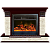 Каминокомплект Glenrich Панорама Мисхор 28 (красное дерево)+Newflame