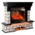 Каминокомплект InterFlame Экстер угловой (дуб)+Panoramic 25 в Калуге