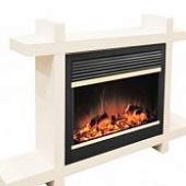 Каминокомплект Alex Bauman Samurai (белый)+Jupiter FX