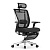Ортопедическое кресло Falto Spring 2 Черное с подножкой