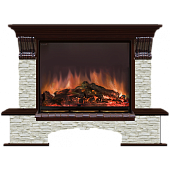 Каминокомплект Glenrich Бостон Грот однотонный (дуб)+Arte 33