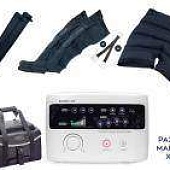 Аппарат для прессотерапии (лимфодренажа) LX7, манжеты на ноги XXL, шорты для похудения, расширители для ног, соединители, сумка