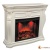 Каминокомплект InterFlame Флемингстоун (белый)+Panoramic 33 LED FX в Калуге