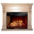 Каминокомплект InterFlame Афина (бежевый)+Panoramic 33 Quartz в Калуге