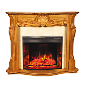 Каминокомплект InterFlame Грация (светлый орех)+Panoramic 28