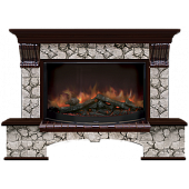 Каминокомплект Glenrich Бостон Карелия 86 (дуб)+Rondo S86