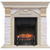 Портал Royal Flame Dublin арочный сланец крем под классический очаг