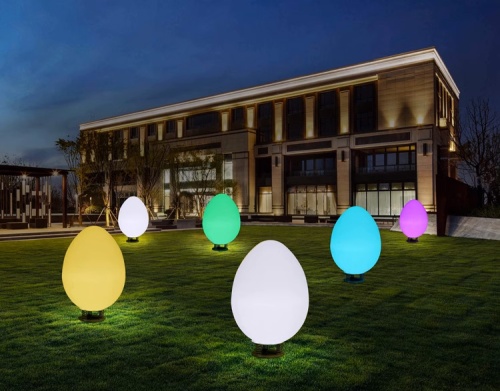 Светильник Яйцо 43х80 питание от 220В, RGB