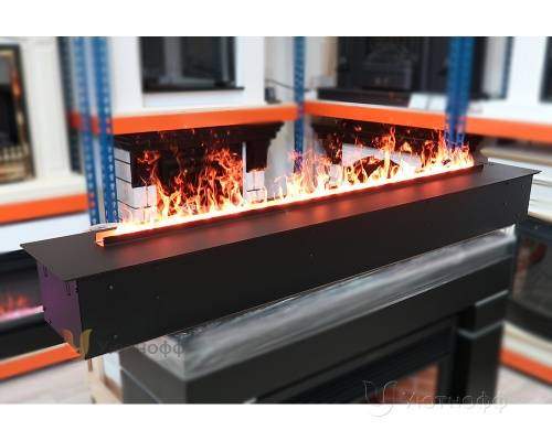 3D электроочаг Real Flame Line-S 150 3D Matte Black в Калуге