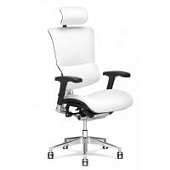 Ортопедическое кресло Expert Sail Leather Белое