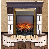 Каминокомплект Real Flame Stone Corner New (античный дуб)+Fobos BR S