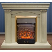 Каминокомплект Real Flame Rosa (белый дуб)+Majestic BR S