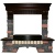 Каминокомплект InterFlame Экстер Rock Beige/Black (темный дуб)+Panoramic 25 в Калуге