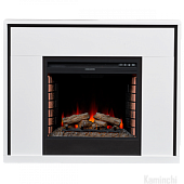 Каминокомплект Alex Bauman Mona (белый)+Crystal 24