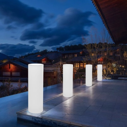 Светильник Цилиндр 16х24 питание от 220В, RGB