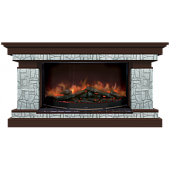 Каминокомплект Glenrich Брайтон Старый город 86 (дуб)+Rondo S86