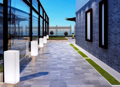 Светильник Колонна 30х80 питание от сети 220В, RGB