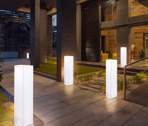 Светильник Колонна 30х45 питание от АКБ, RGB