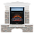 Каминокомплект Glenrich Бостон К Грот цветной угловой (белый)+Majestic Black